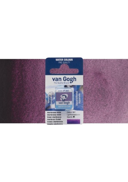 Sulu Boya Interference Violet 847 (Yarım Tablet)