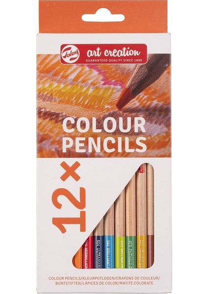 Art Creation Colour Pencil Kuru Boya Kalemi 12 Renk