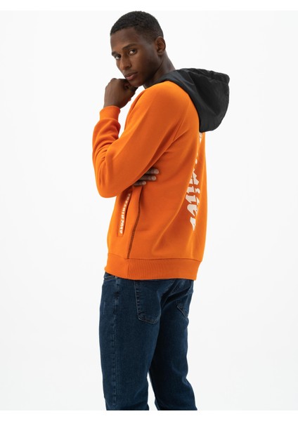 Erkek Kanguru Cepli Kapüşonlu Sweatshirt K24254928301