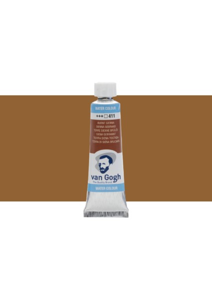 Tüp Suluboya - 411 Burnt Sienna - 10ML
