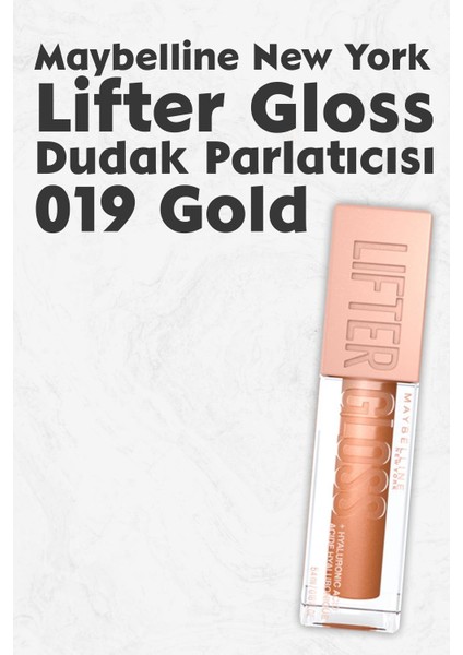 Lifter Gloss Dudak Parlatıcısı 019 Gold