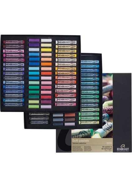 Soft Pastel 120'LI Set - Toz Pastel (60 Tam 60 Yarim Boy ) fiyatları