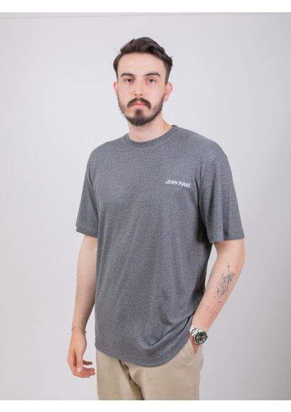 Jean Piaré Oversized Tee JPSW2023 Antrasit T-Shirt fiyatları