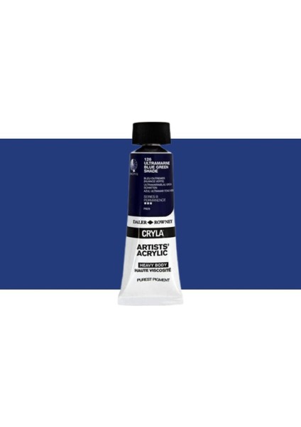 Cryla Heavy Body Artists' Akrilik Boya 75ML N:126 Ultramarine Blue Green Shade