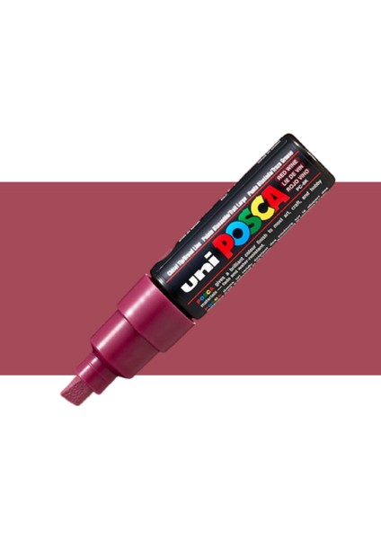 Posca Marker Kalem Pc-8k (8mm) Şarap Kırmızı