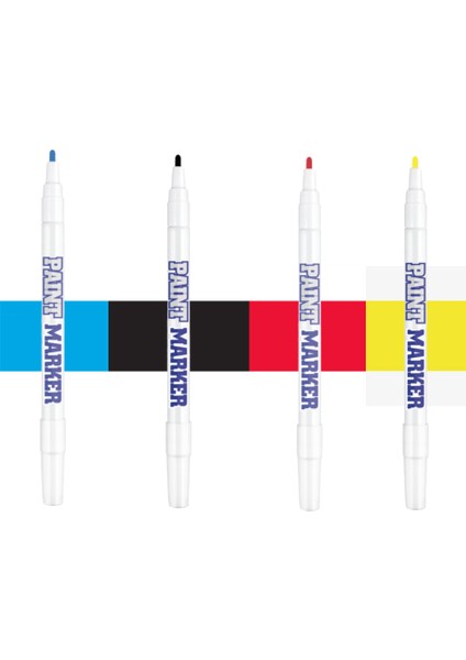 Paint Marker Fine Kalem 1-2 mm 4'lü Set