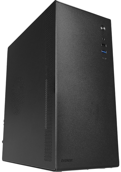 K250 Peak 250W Mıcro Psu Siyah Usb3.0+Usb2.0+Type-C+Hd Audıo Kompakt Mid-T Pc Kasası