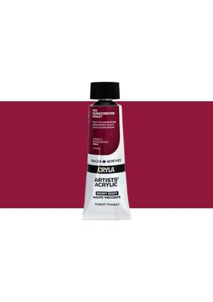 Cryla Heavy Body Artists' Akrilik Boya 75ML N:429 Quinacridone Violet
