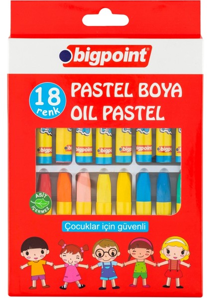 Yağlı Pastel Boya 18 Renk