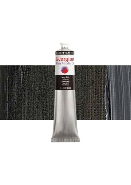 Georgian Water Mix. Oil Su Bazlı Yağlı Boya 200ML 034 Ivory Black