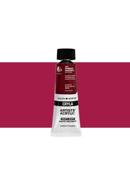 Cryla Heavy Body Artists' Akrilik Boya 75ML N:421 Primary Magenta