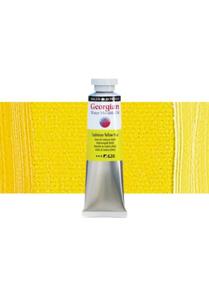 Georgian Water Mixable Oil Su Bazlı Yağlı Boya 37ML 620 Cadmium Yellow Hue