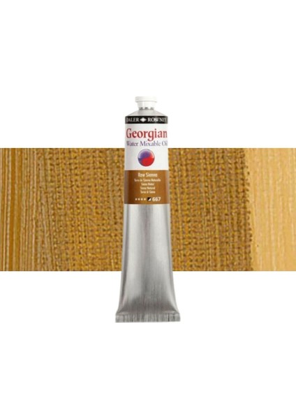 Georgian Water Mix. Oil Su Bazlı Yağlı Boya 200ML 667 Raw Siena