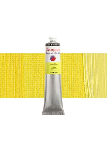 Georgian Water Mix. Oil Su Bazlı Yağlı Boya 200ML 651 Lemon Yellow