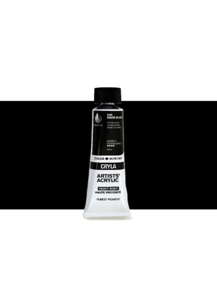 Cryla Heavy Body Artists' Akrilik Boya 75ML N:036 Mars Black