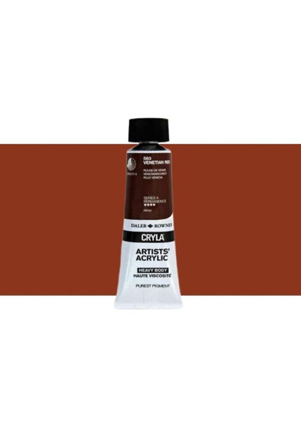 Cryla Heavy Body Artists' Akrilik Boya 75ML N:583 Venetian Red