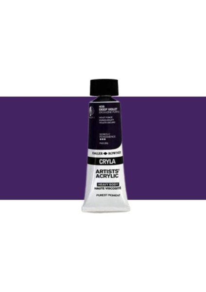 Cryla Heavy Body Artists' Akrilik Boya 75ML N:408 Deep Violet