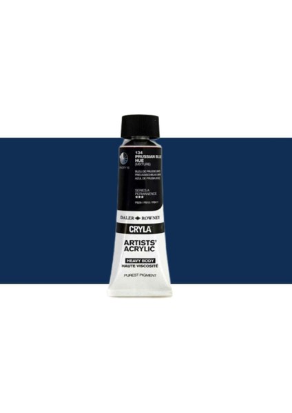 Cryla Heavy Body Artists' Akrilik Boya 75ML N:134 Prussian Blue Hue
