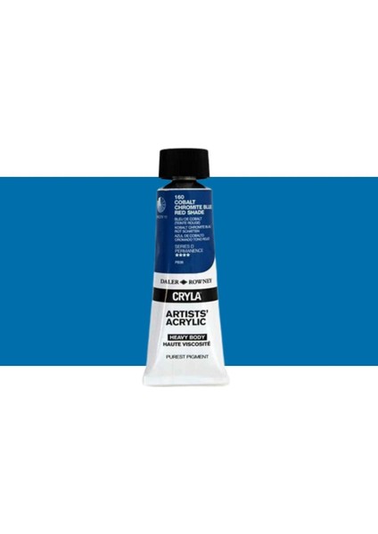 Cryla Heavy Body Artists' Akrilik Boya 75ML N:160 Cobalt Chromite Blue Red Shade