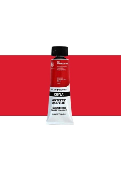 Cryla Heavy Body Artists' Akrilik Boya 75ML N:524 Pyrrole Red