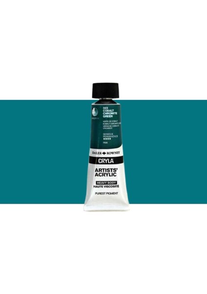 Cryla Heavy Body Artists' Akrilik Boya 75ML N:323 Cobalt Chromite Green