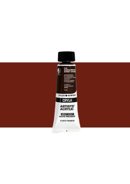 Cryla Heavy Body Artists' Akrilik Boya 75ML N:216 Quinacridone Burnt Orange
