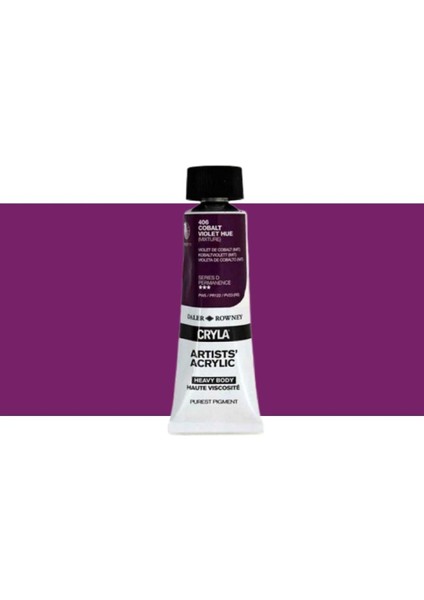 Cryla Heavy Body Artists' Akrilik Boya 75ML N:406 Cobalt Violet Hue