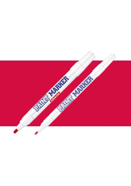 Paint Marker Kalem 2'li Set Kırmızı
