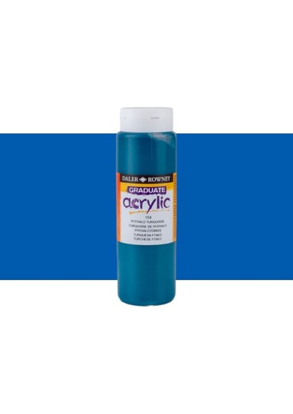 Graduate Akrilik Boya 500ML N:154 Phthalo Turquoise