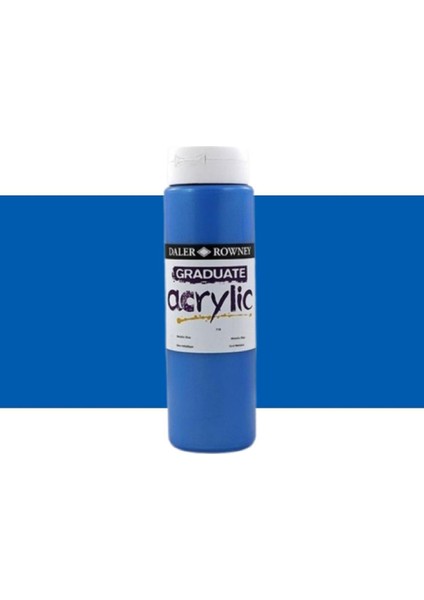 Graduate Akrilik Boya 500ML N:718 Metallic Blue