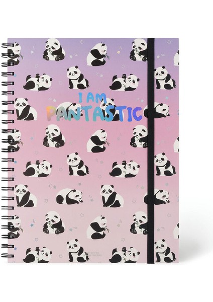 Okul Defteri Trio A4 Spiralli Panda