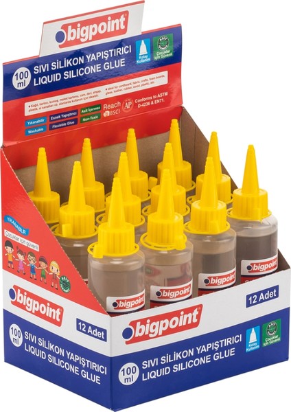 Sıvı Silikon Yapıştırıcı 100 ml - 12 Adet