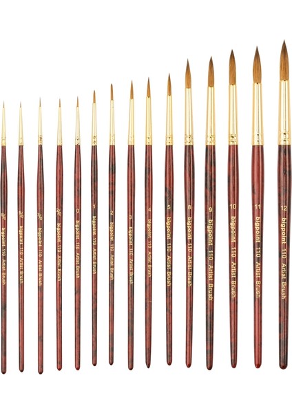 110 Serisi Samur Kolinsky Yuvarlak Fırça No: 11 modelleri