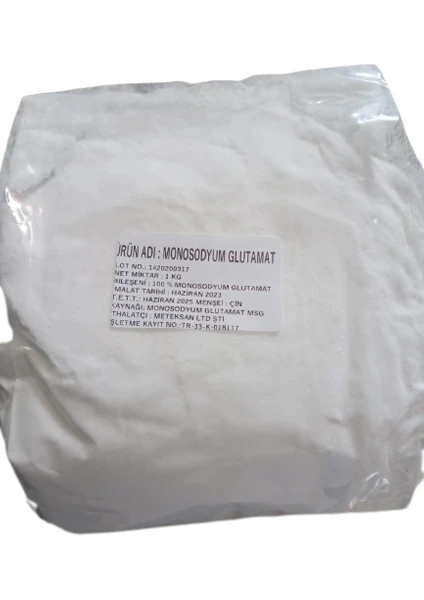 Msg Monosodyum Glutamat, Çin Tuzu, 1.sınıf