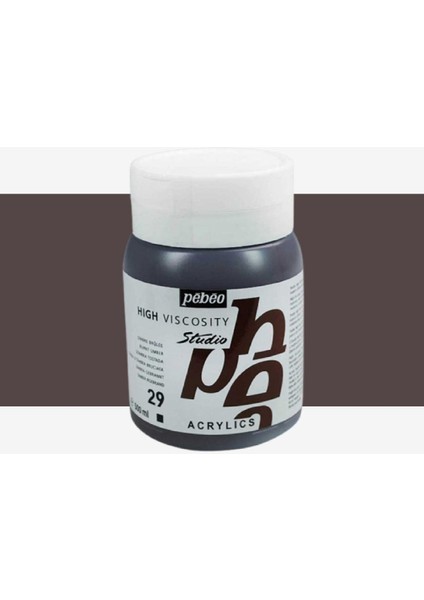 Akrilik Boya Studio 500ML Burnt Umber 29