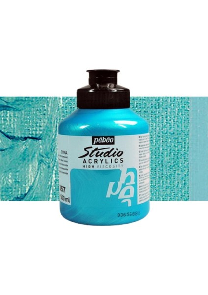 Akrilik Boya Studio 500ML Iridescent Blue Green (Dyna) 357
