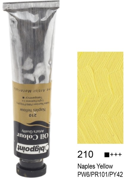 Fine Artist's Yağlı Boya 45 ml Naples Yellow 210