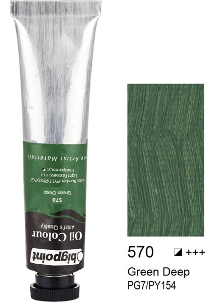 Fine Artist's Yağlı Boya 45 ml Green Deep 570