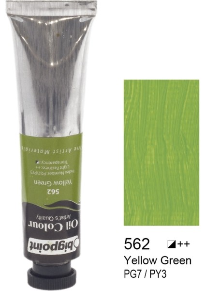 Fine Artist's Yağlı Boya 45 ml Yellow Green 562