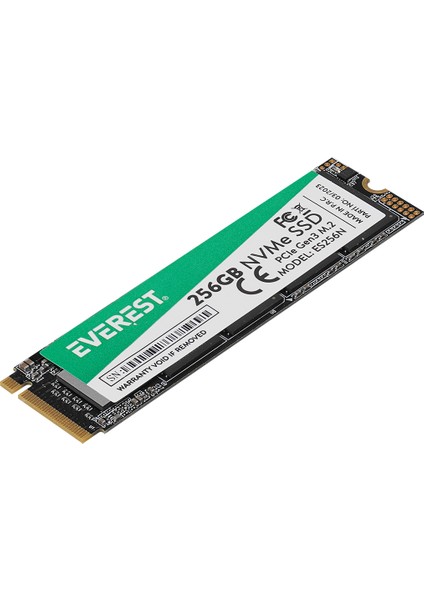 Es256N 256GB 3D Nand Flash 2500MB-1800MB PCIe Gen3 NVMe M.2 SSD