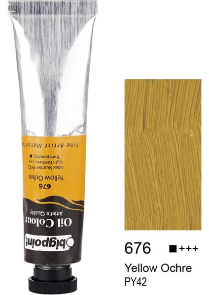 Fine Artist's Yağlı Boya 45 ml Yellow Ochre 676