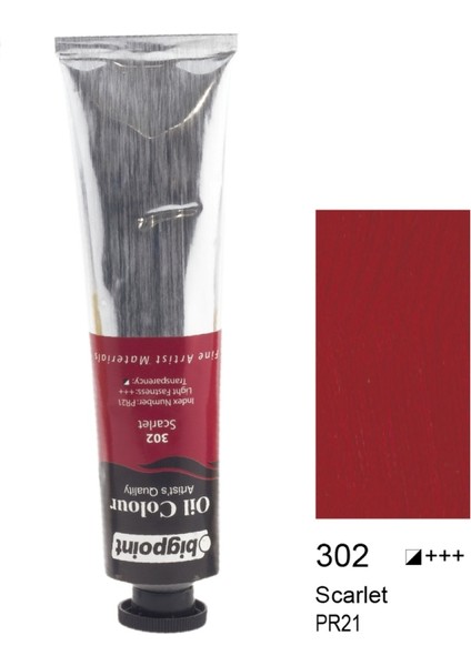 Fine Artist's Yağlı Boya 200ML Scarlet 302