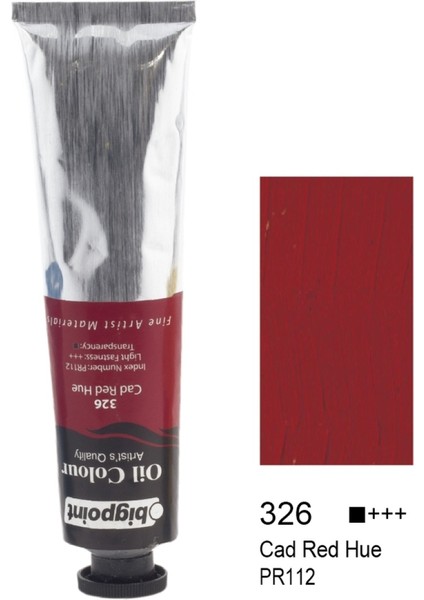 Fine Artist's Yağlı Boya 200ML Cad Red Hue 326
