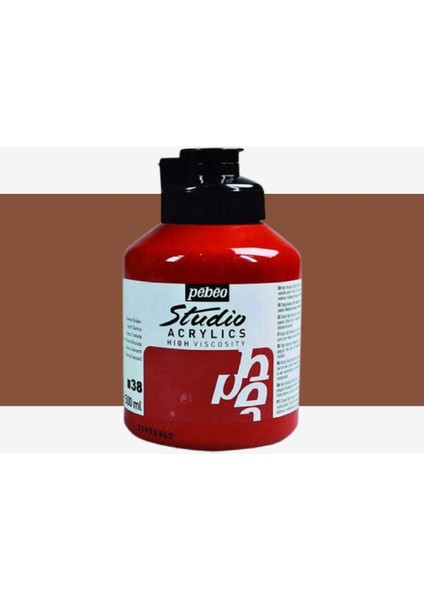 Akrilik Boya Studio 500ML Burnt Sienna 38