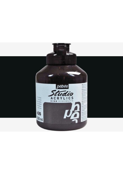 Akrilik Boya Studio 500ML Mars Black 26