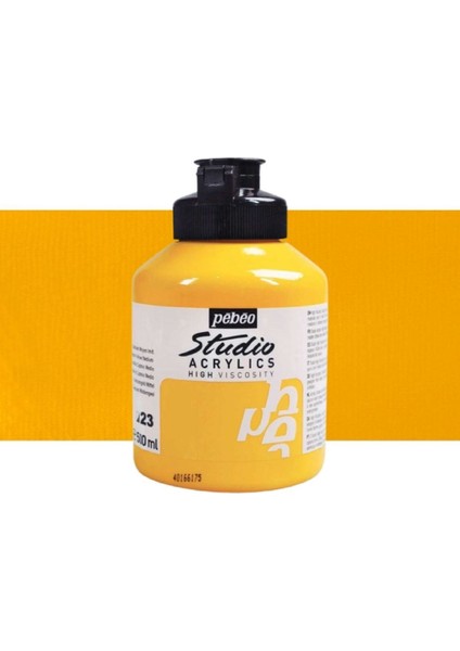 Akrilik Boya Studio 500ML Medium Cadmium Yellow 23