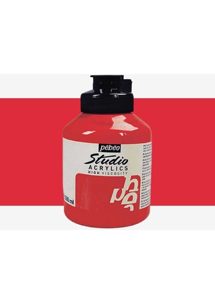 Akrilik Boya Studio 500ML Dark Cadmium Red 53