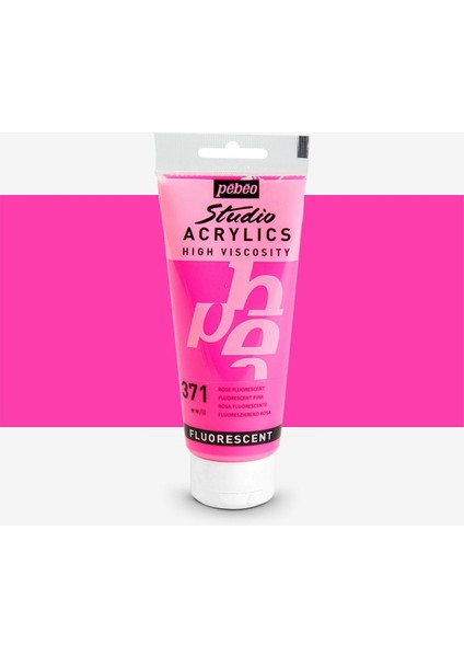 Akrilik Boya Studio 100ML Fluorescent Pink 371