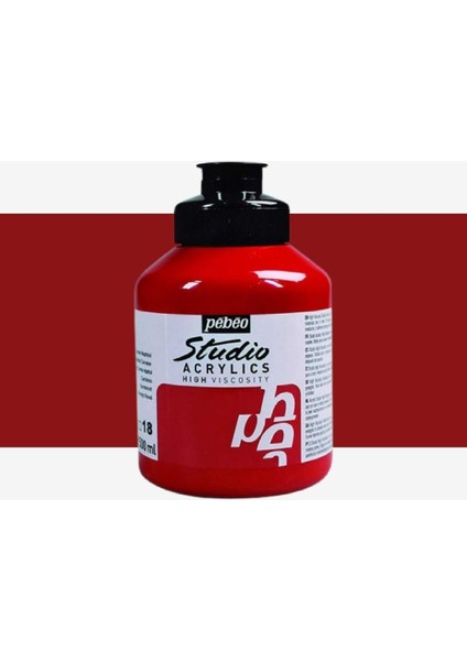 Akrilik Boya Studio 500ML Naphtol Carmine 18