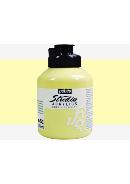 Akrilik Boya Studio 500ML Bright Yellow 51